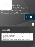 Properties of Fuzzy Sets Cartesian Product of Two Fuzzy Sets Fuzzy Relation Definition Max-Min and Min-Max Composition