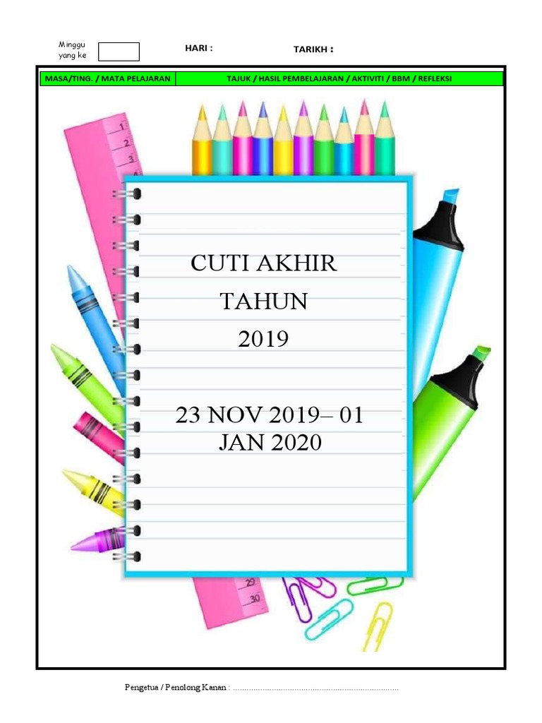 Cuti Akhir Tahun Pdf