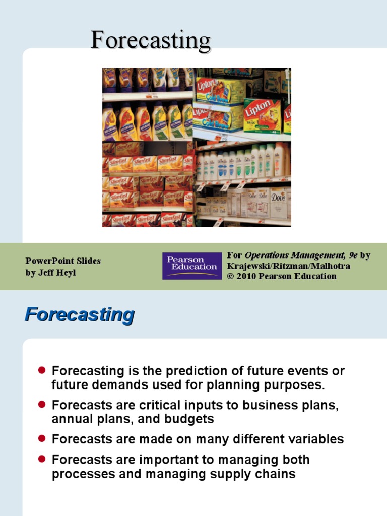 6 Forecasting | PDF | Forecasting | Errors And Residuals