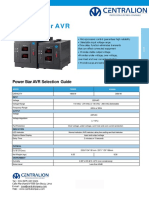 Power Star AVR Selection Guide