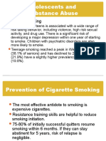 Adolescents and Substance Abuse: Cigarette Smoking