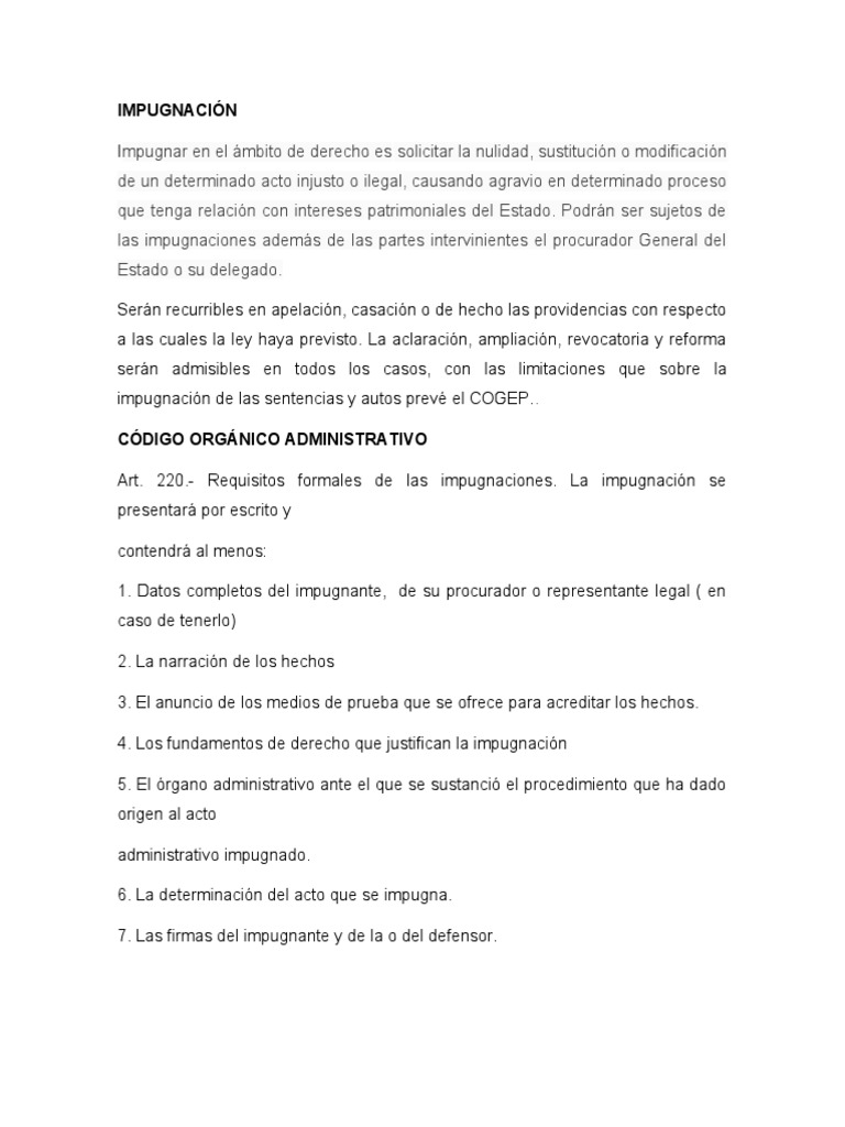 Recursos de Impugnación en Derecho | PDF | Apelación | Sentencia (ley)