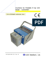 Operating Instructions For Portable X-Ray Unit Model: AJEX240H