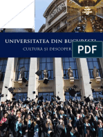Broşura de Prezentare A Universităţii Din Bucureşti 2018 PDF