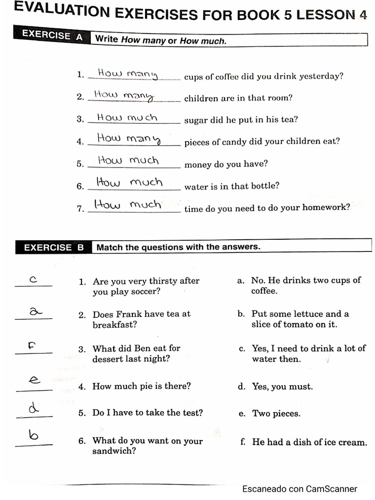 Evaluation Book 5 Lesson 4 PDF | PDF