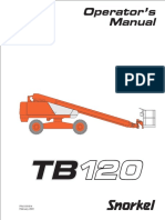 Manual Del Operador Del TB120 PDF