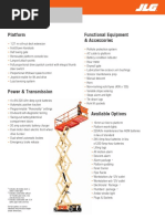 JLG ES Series Scissor Lift Specifications | PDF | Transport | Land Vehicles