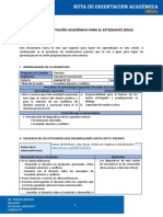 Ruta de Orientación Académica para El Estudiante (Roa)