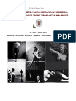 BAUDRILLARD Y DANTO, SIMULACROS Y POSTHISTORIA, DESPUÉS DEL FIN DEL ARTE. Dr. Adolfo Vásquez Rocca