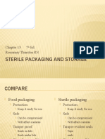 Sterile Packaging and Storage: Ed. Rosemary Thurston RN