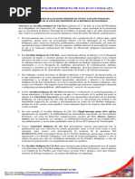 Comunicado Alcaldia Indigena de Comalapa Al Pueblo de Guatemala