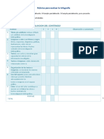 Rubrica de Infografia