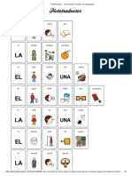 Oraciones Pictogramas Pasado PDF