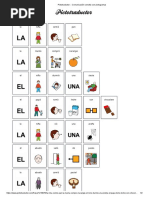 Oraciones con Pictogramas para Niños | PDF