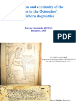 Tradition and Continuity of The Melos in The Octoechos' Stichera Dogmatika