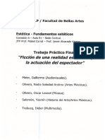 Meier, Olivera, Olivero, Salomón, Trebucq Ficción de una realidad escabrosa y la actuación del espectador