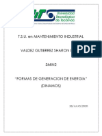 Formas de Transformacion de Energia