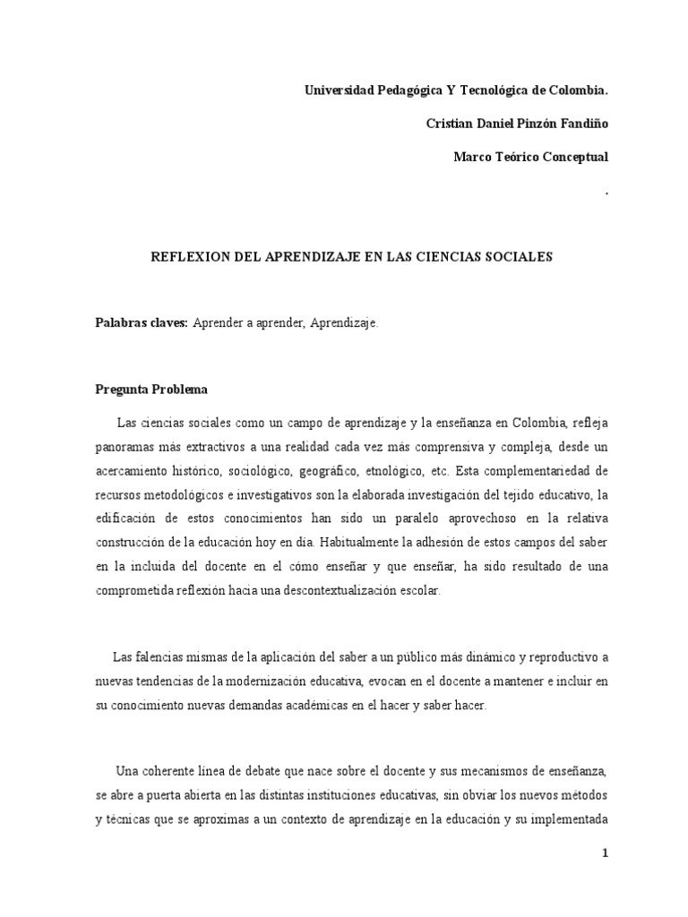 Deficiencias en Enseñanza de Ciencias Sociales | PDF | Constructivismo ...