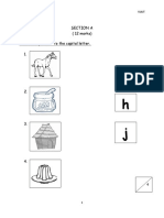 Section A (12 Marks) Match The Pictures To The Capital Letter. 1