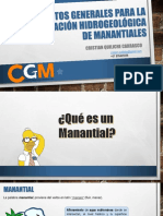 Lineamientos Generales para La Caracterización de Manantiales