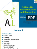 Knowledge Representation and Reasoning: University "Politehnica" of Bucharest Department of Computer Science