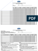 Advanced 1 Writing Exam Grading Sheet PDF