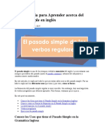 Guía para Aprender Acerca Del Pasado Simple en Inglés