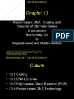 Recombinant DNA: Cloning and Creation of Chimeric Genes