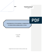 Rapport - Final - Stratégie - de - Lutte - Contre - La - Corruption - Et - Infractions - Assimilées - Togo - V25 - Nov Révisée P' PDF