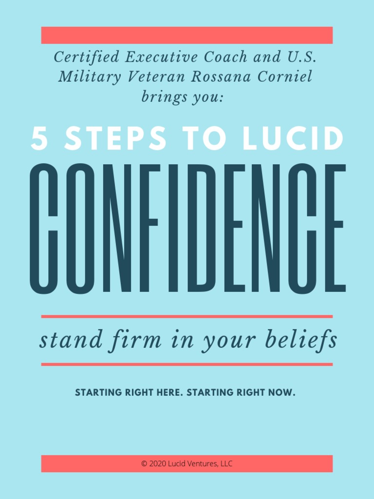 Lucid Confidence Is One Click Away | PDF | Gratitude | Psychological ...