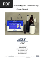 AMTG-2 Accurate Magnetic Thickness Gauge - Using Manual (V.20150122 - 0 To 6 MM Measuring Range)