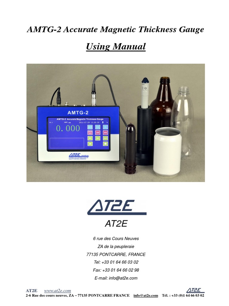AMTG2 Accurate Thickness Gauge_Using Manual (V.20150122 0