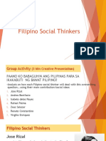 Filipino Social Thinkers