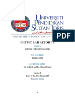 Physic Lab Report 6: Sherry Carentona Galin