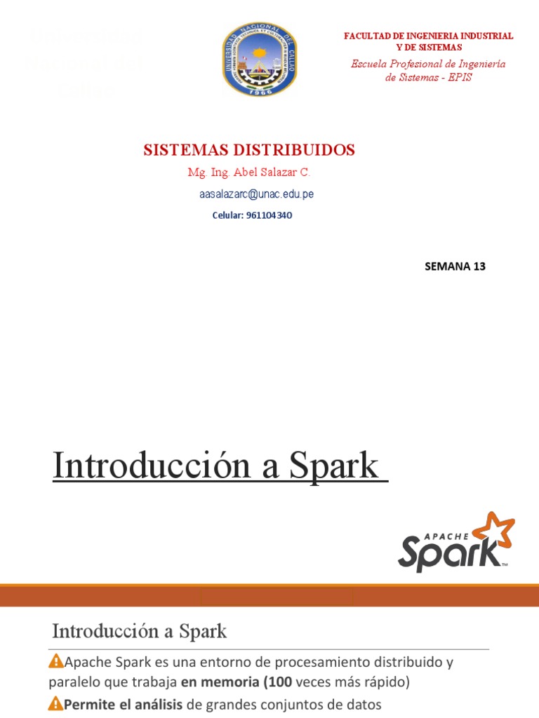 Introducción a Apache Spark en Big Data | PDF | Apache Hadoop | Apache ...