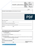 National Public Health Laboratory: 1. Document Revision Form