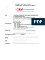 Template Usulan Pengajuan UKM Indonesia Bangkit PDF