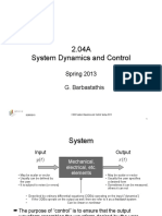 2.04A Lecture Notes - Lecture 1 - System Dynamics and Control PDF