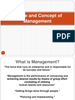 Nature and Concept of Management PDF