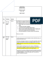 Devcon Cdo Webinar Series AUGUST 15, 2020 2:00 - 4:00 Draft Script