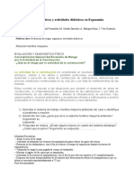 Casos Prácticos y Actividades Didácticas en Ergonomía