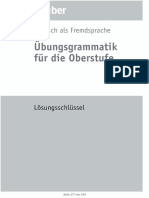 Übungsgrammatik Für Die Oberstufe Lösungsschlüssel