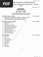 Download First year BSc Nursing Question Paper  2007 by Biju Antony SN47156050 doc pdf