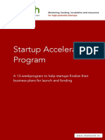 Startup Accelerator Program: A 13-Weekprogram To Help Startups Finalize Their Business Plans For Launch and Funding