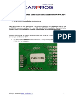 CANEMU CAN Filter Connection Manual For BMW CAS4