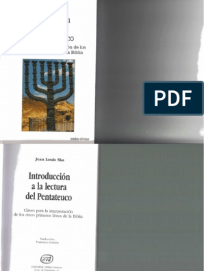SKA J. L. Introducción A La Lectura Del Pentateuco PDF | PDF 