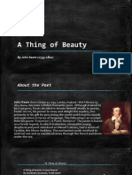 A Thing of Beauty: by John Keats (1795-1821)