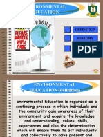 Environmental Education: History Goals