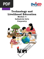 Technology and Livelihood Education: Industrial Arts Carpentry