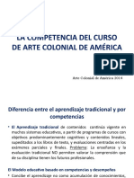 Competencia Arte Colonial de América